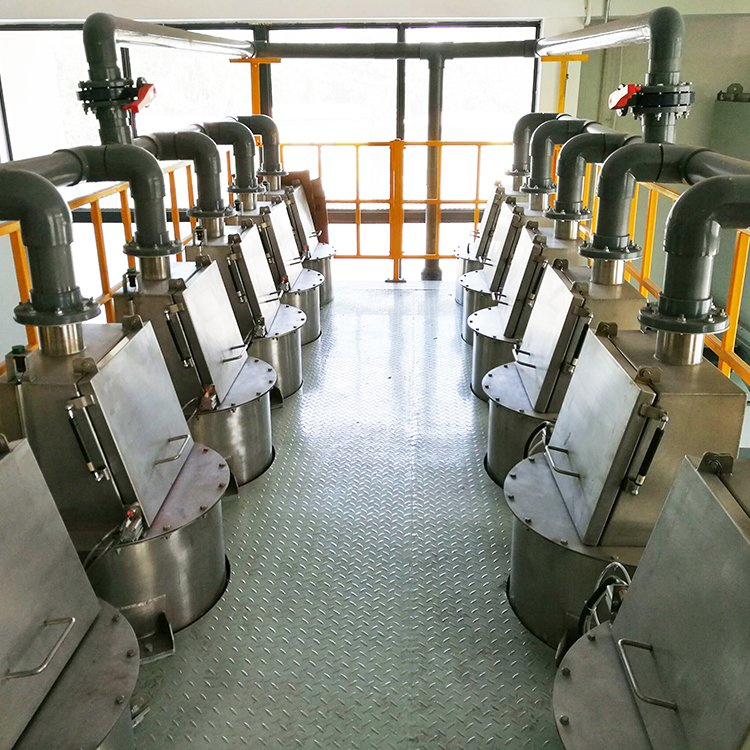 Unidade de Descarregamento Automático Higiénico para Alimentação de Pó e Grânulos