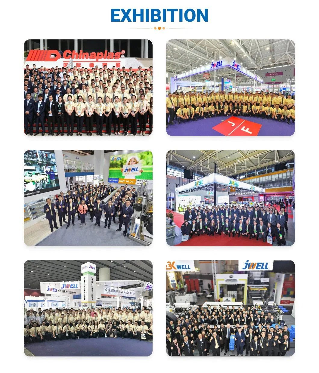 Participação em Exposições de Equipamento de Granulação
