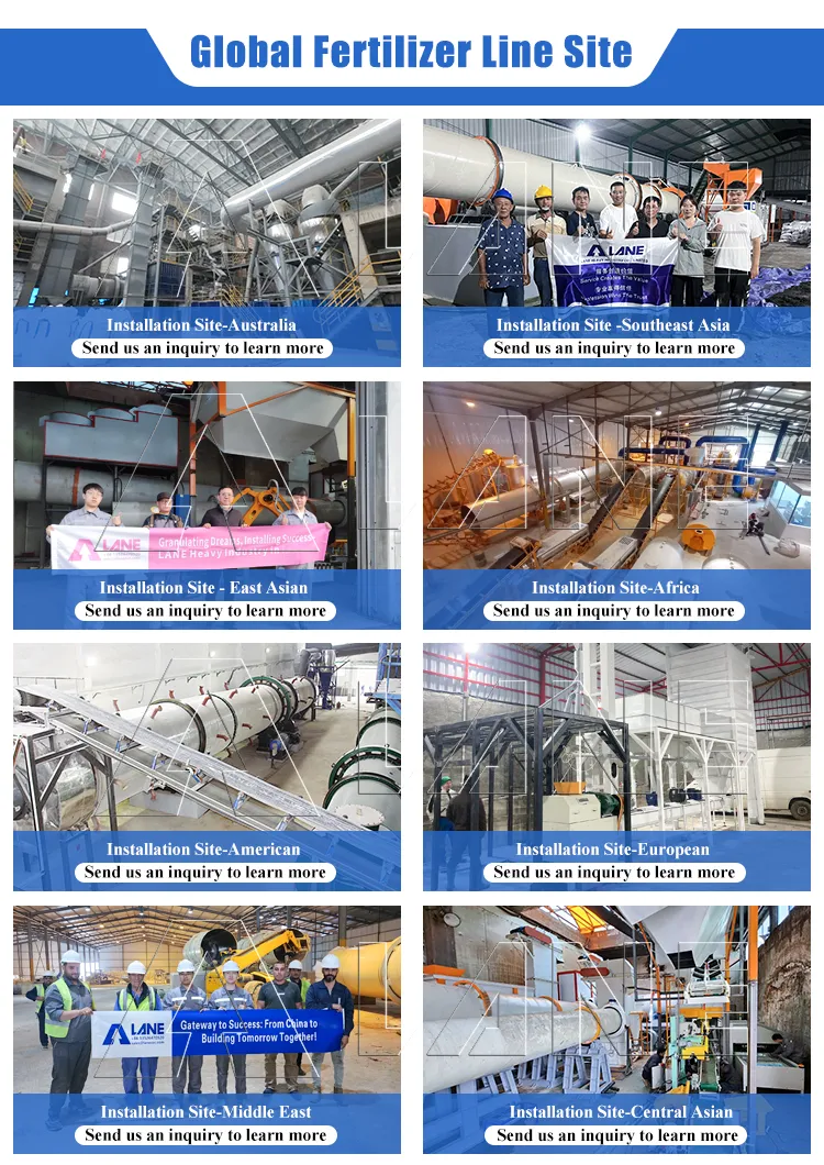 Equipamento de Fertilizante NPK Linha de Produção de Granulação de Pellets de Fertilizante NPK