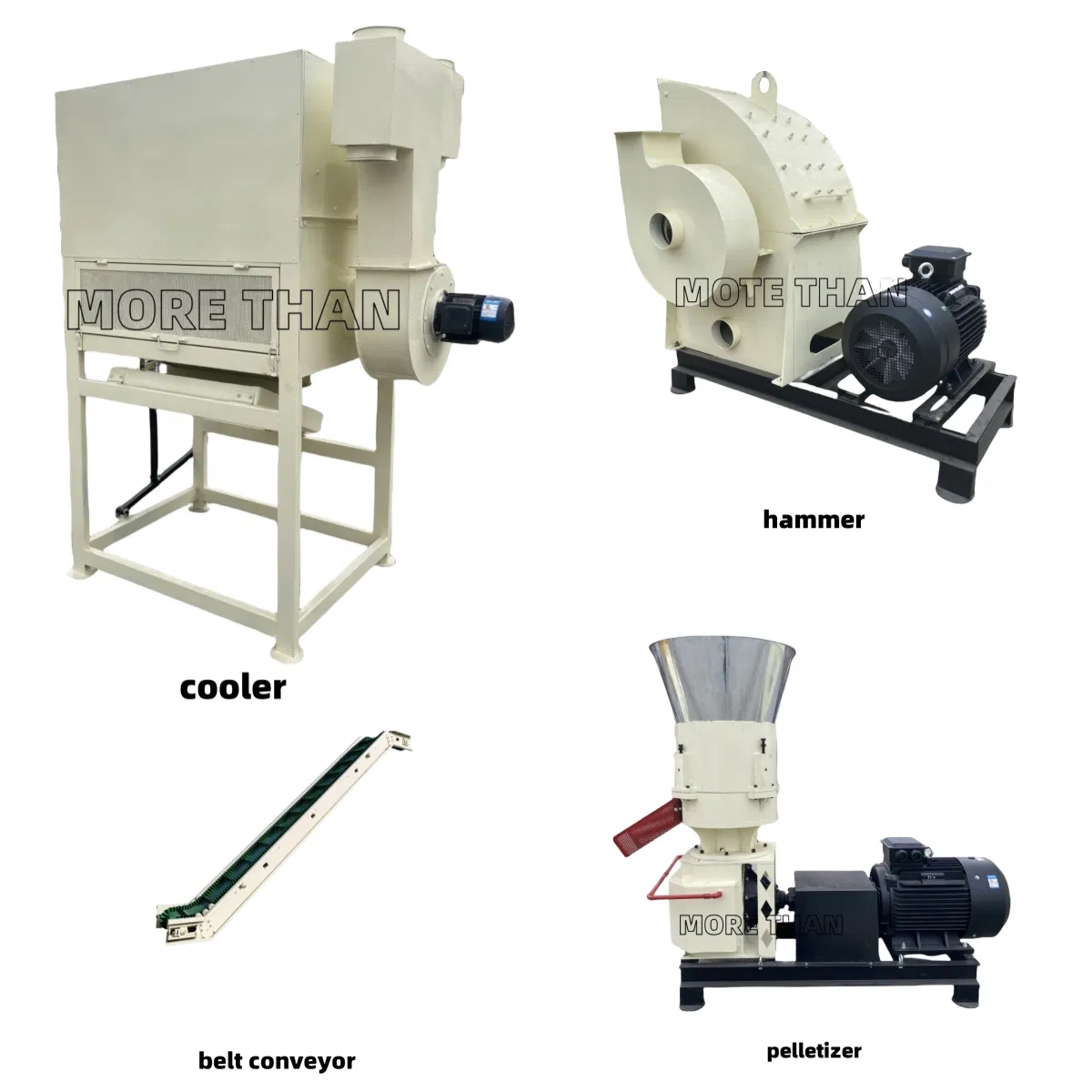 Máquina de Processamento de Ração Extrusora para Ração de Frango e Peixe Linha de Produção de Pellets Processamento de Granulação Pellets de Ração