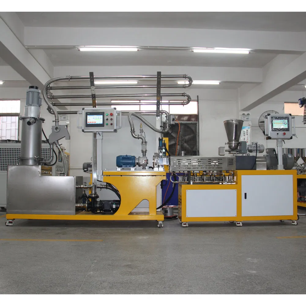 Linha de Pelotização Subaquática com Parafuso Duplo Co-Rotativo para Compostos de Masterbatch com Alto Preenchimento CaCO3