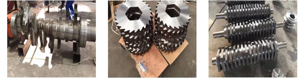 Equipamento de Trituração de Resíduos de Metal, Madeira, Paletes de Madeira e Plástico de Eixo Único