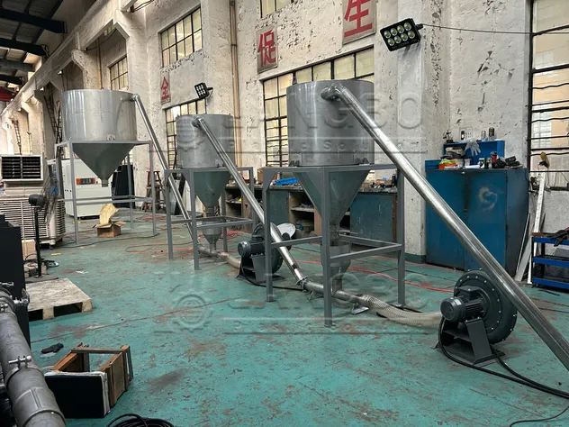 Linha de Granulação de Filme de Plástico PVC Sistema de Granulação de Processamento de Alta Velocidade