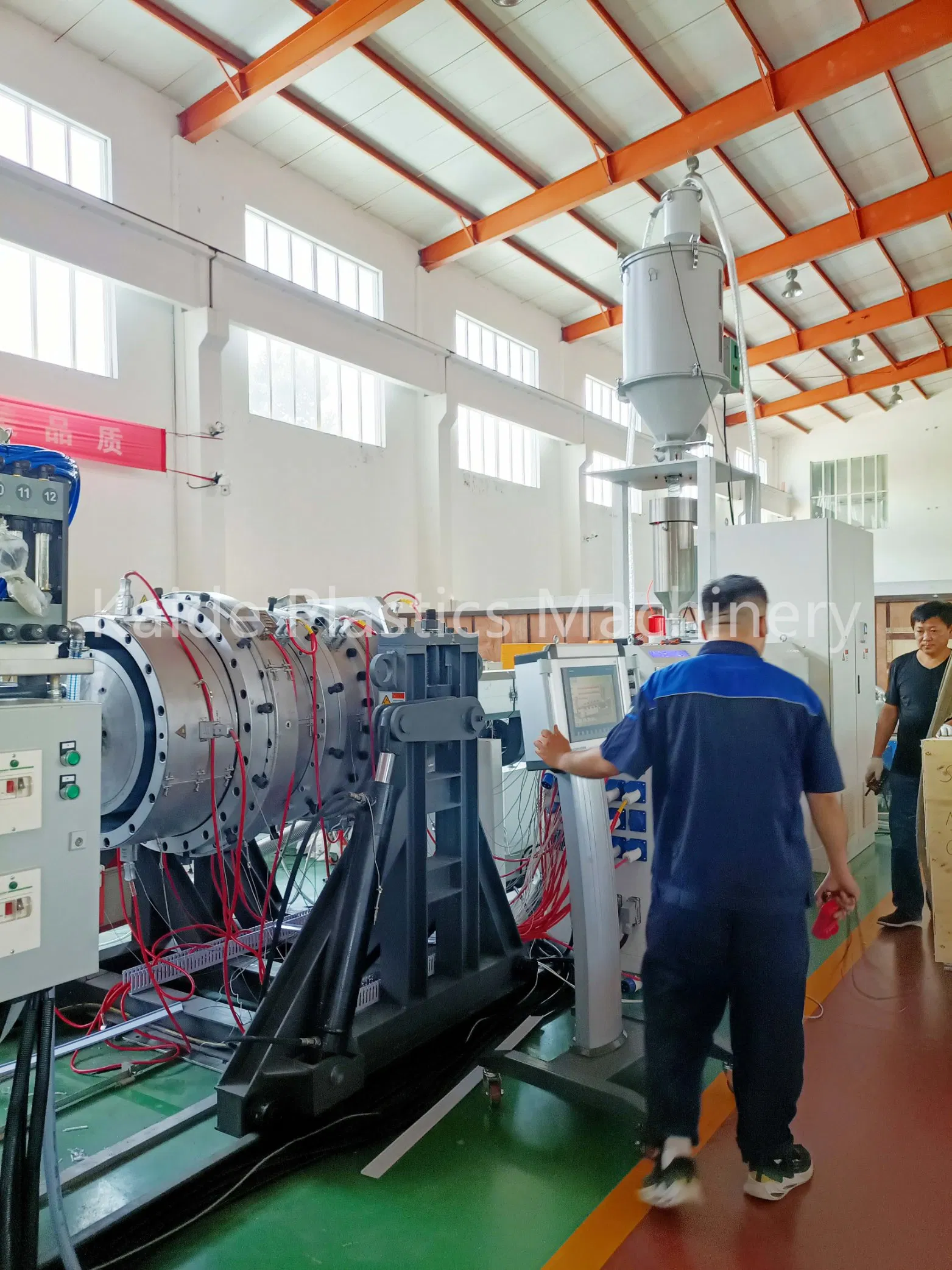 630mm Extrusora de Tubo de HDPE com Design de Parafuso Único