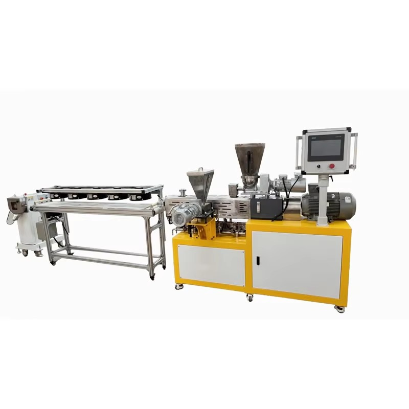 Zs-433 Linha de Granulação por Extrusão de Parafuso Duplo Adequada para Experimentos de Processamento de Mistura de Plástico de Engenharia