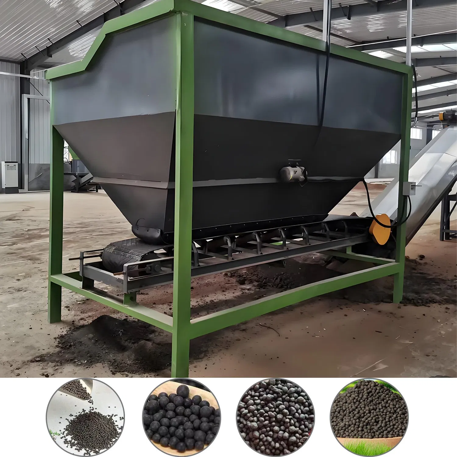 Sistema de Granulação e Processamento de Fertilizantes Industriais para Configuração de Linha de Produção de NPK, Compostos e Fertilizantes Orgânicos