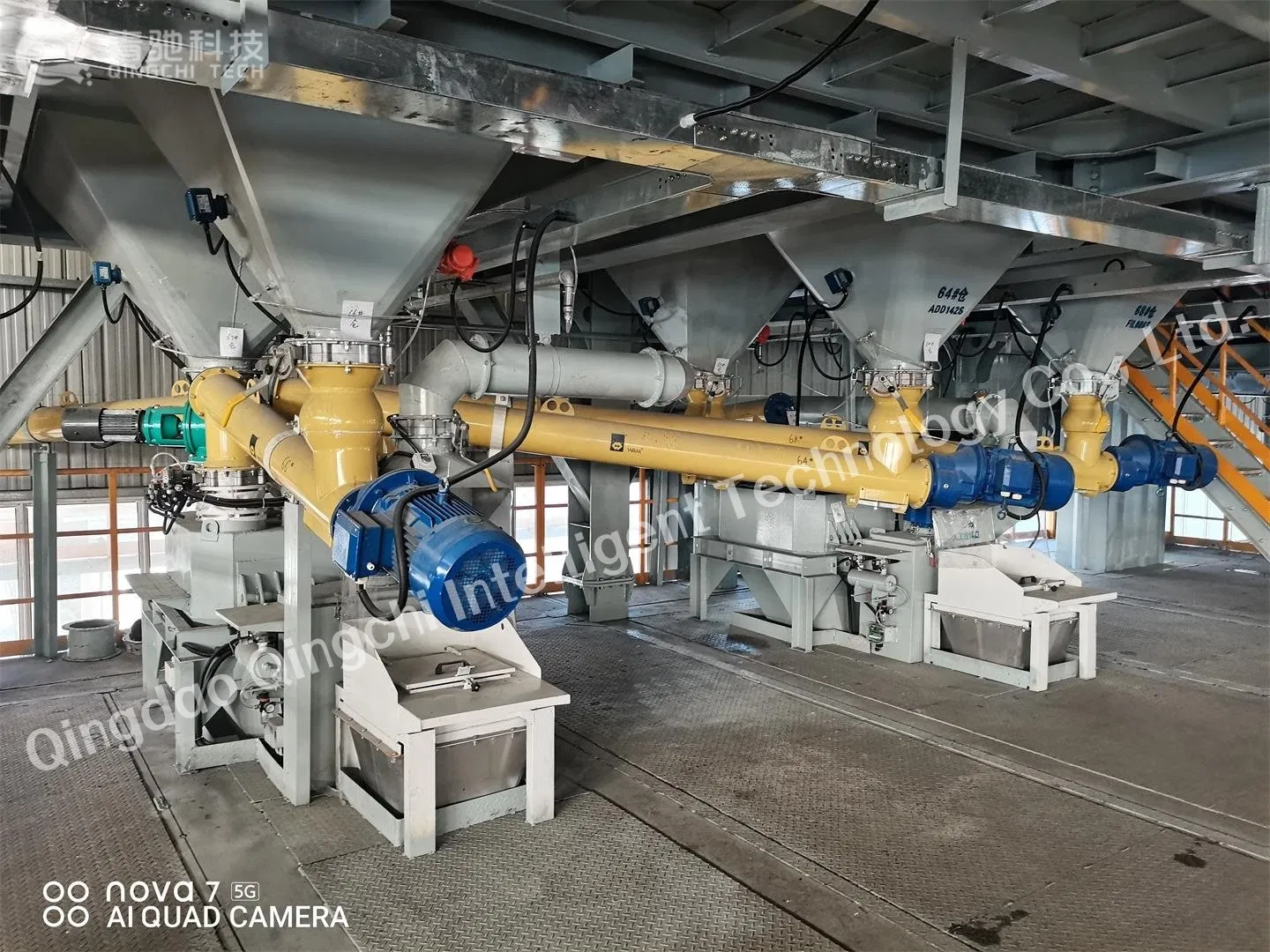 Planta de Mistura a Seco de Concreto Industrial, Equipamento de Mistura de Pó Seco para Construção