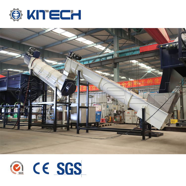 Linha de Máquina de Lavagem e Reciclagem de Garrafas Plásticas Automática da Kitech Machinery