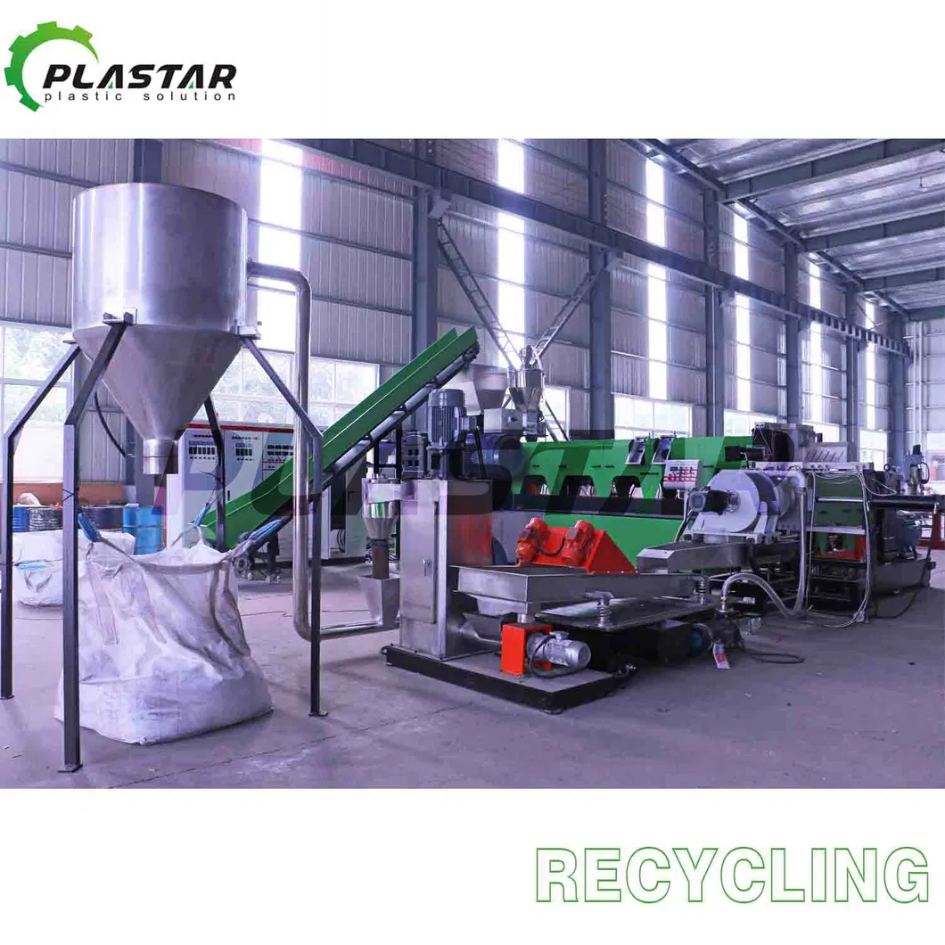 Máquina de Granulação de Pellets de Plástico Reciclado sem Troca de Tela