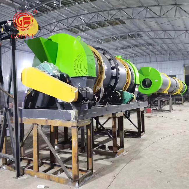 2-8t/H Linha de Produção de Processamento de Pellets de Fertilizante Orgânico
