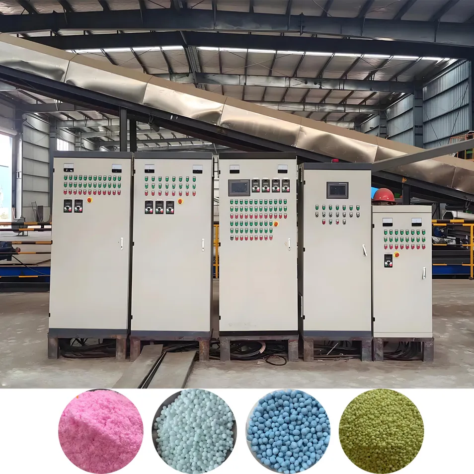 Sistema de Granulação e Processamento de Fertilizantes Industriais para Configuração de Linha de Produção de NPK, Compostos e Fertilizantes Orgânicos