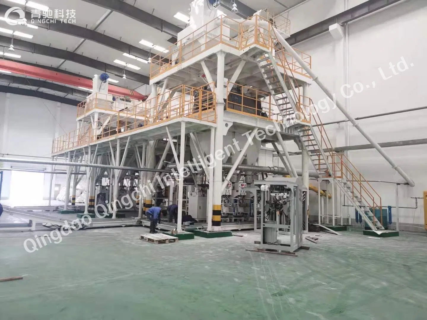 Planta de Mistura a Seco de Concreto Industrial, Equipamento de Mistura de Pó Seco para Construção