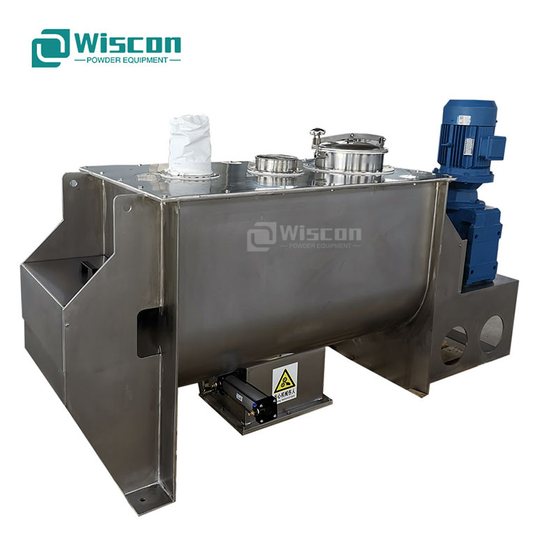 Equipamento Misturador de Fita Industrial para Mistura de Pó de Dióxido de Titânio e Talco