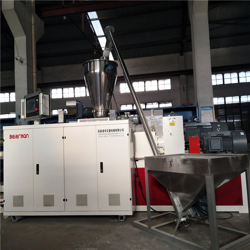 Máquina de Extrusão de Parafuso Duplo Conical Duplo Projetada Nova para PVC