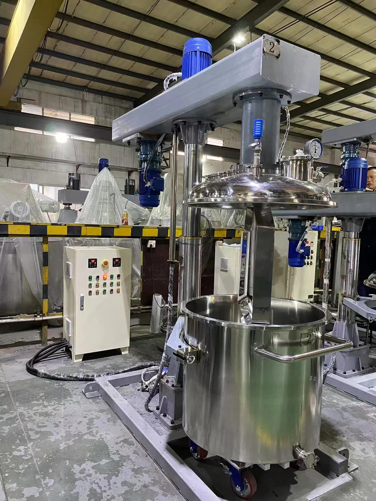 Equipamento Industrial de Mistura de Massa com Design Hidráulico de Levantamento Concêntrico de Eixo Duplo