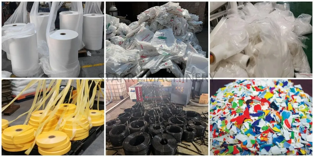 Máquina de Reciclagem de Plástico