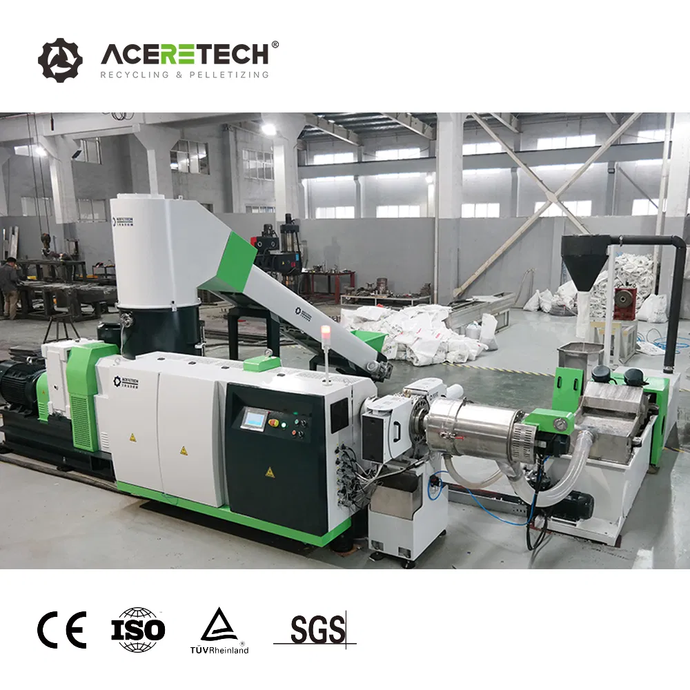 Linha de Extrusão de Granulação de Filme de PVB Plástico da Aceretech International Lab Recycling