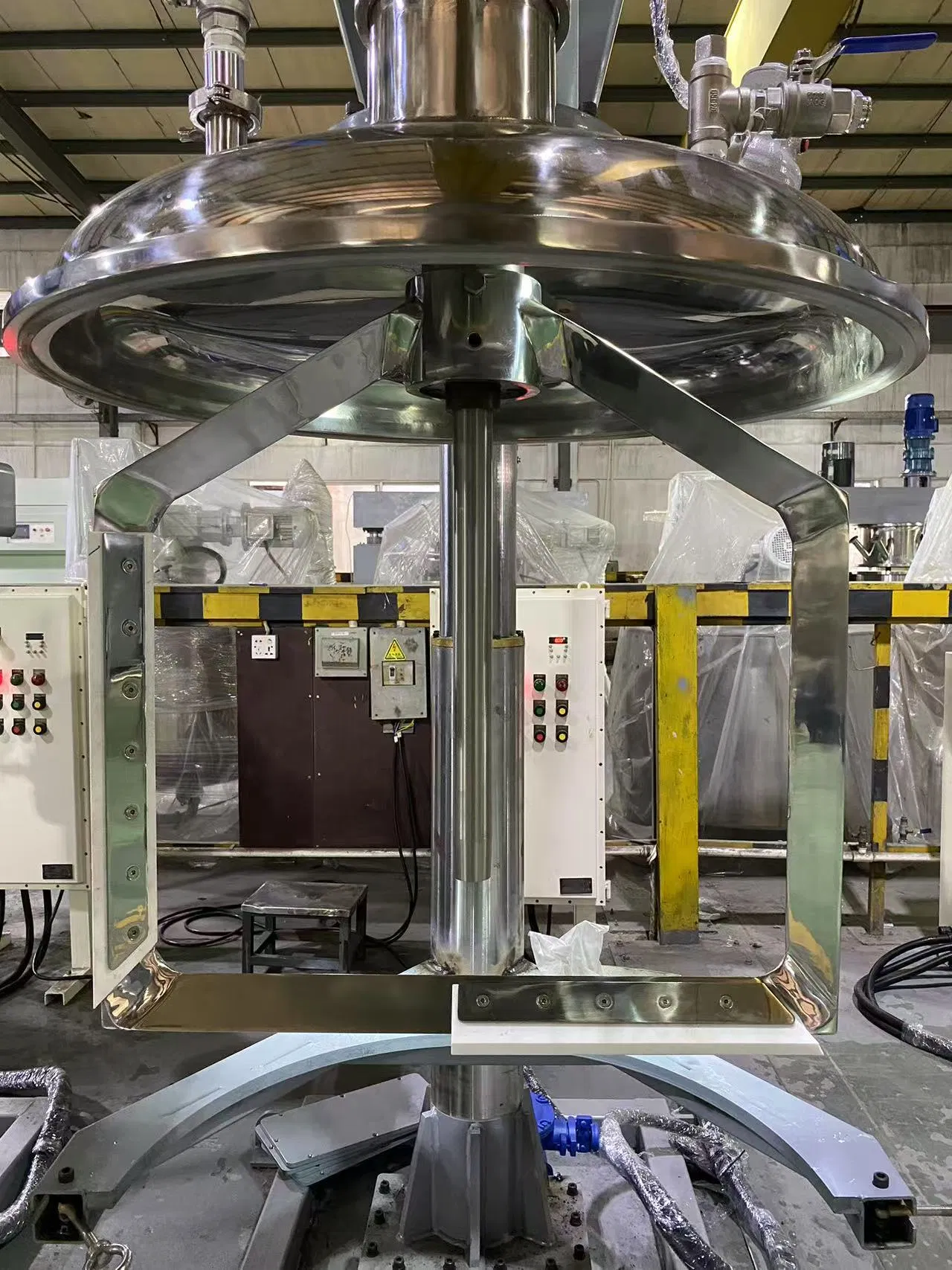 Equipamento Industrial de Mistura de Massa com Design Hidráulico de Levantamento Concêntrico de Eixo Duplo