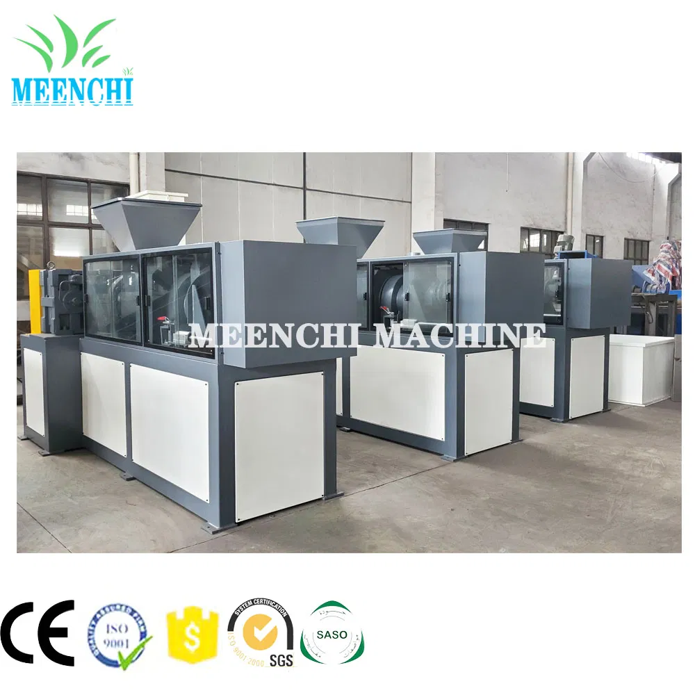 Máquina de Pelotização Squeezer de Filme Plástico com Alta Taxa de Desidratação e Baixo Consumo de Energia para Granulação de Resíduos de Filme de Mulching de Fazenda em PE PP LDPE Fabricada na China