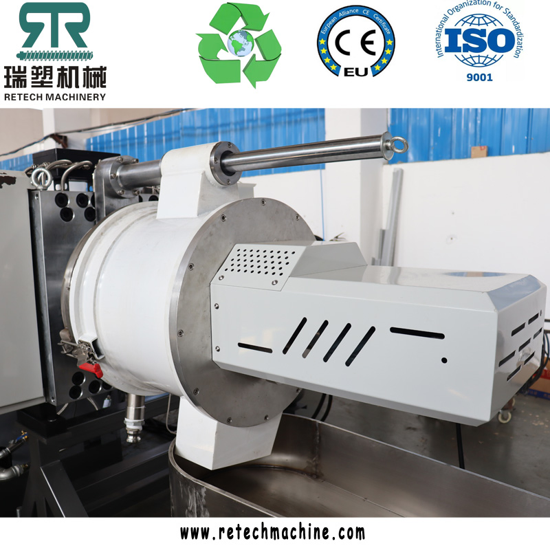 Linha de Reciclagem de Pelotização e Granulação de Flocos de Filme de PE/PP/LDPE LLDPE HDPE/ABS/PS/EPS/EVA/PA/TPU com Compactador e Extrusão por Face de Matriz