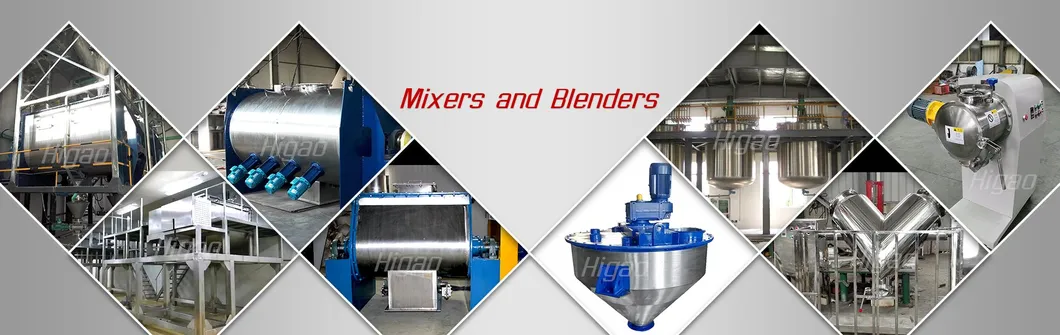 Equipamento de Mistura de Pó de Farinha de Milho Tipo Horizontal com Fita Industrial