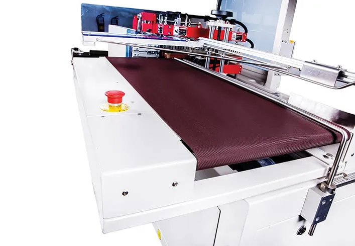 Máquina de Embalagem com Seladora L Tipo Automática Total para Encolhimento de Mangas, Máquina de Embalagem em Fluxo com Filme Plástico POF/PVC, Seladora Térmica Lateral