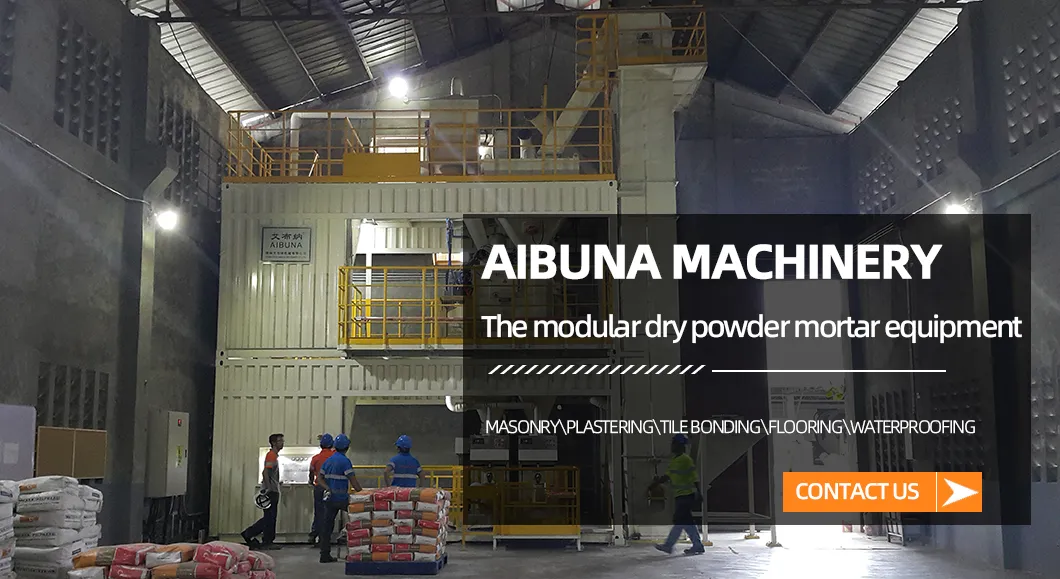 Equipamento de Produção de Argamassa Modular de Mistura de Torre de Grau Industrial Fabricado na China