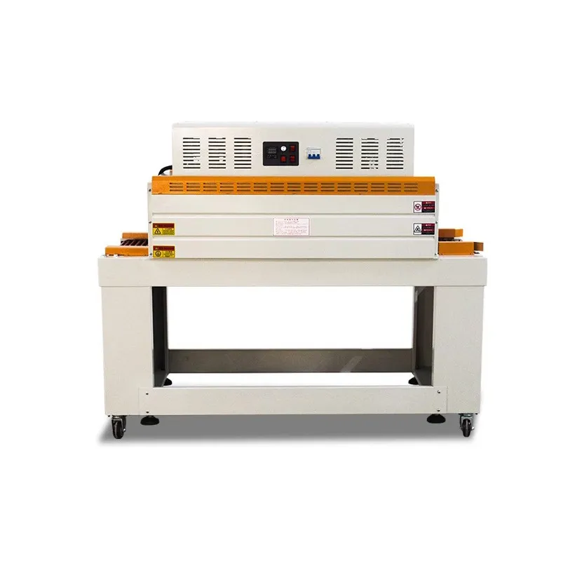 Máquina de Embalagem com Seladora e Cortadora de Filme Encolhível para Rolos de Papel Térmico