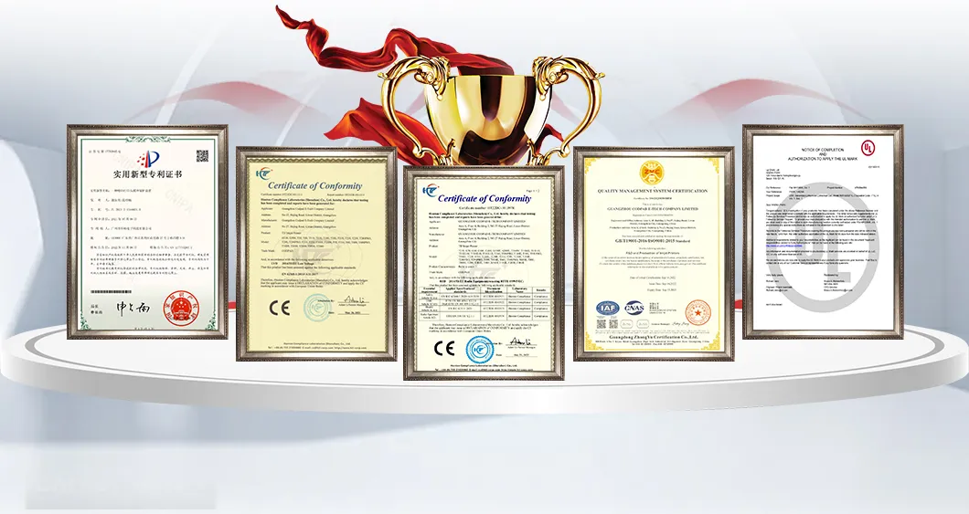 Certificados de Qualidade Internacionais