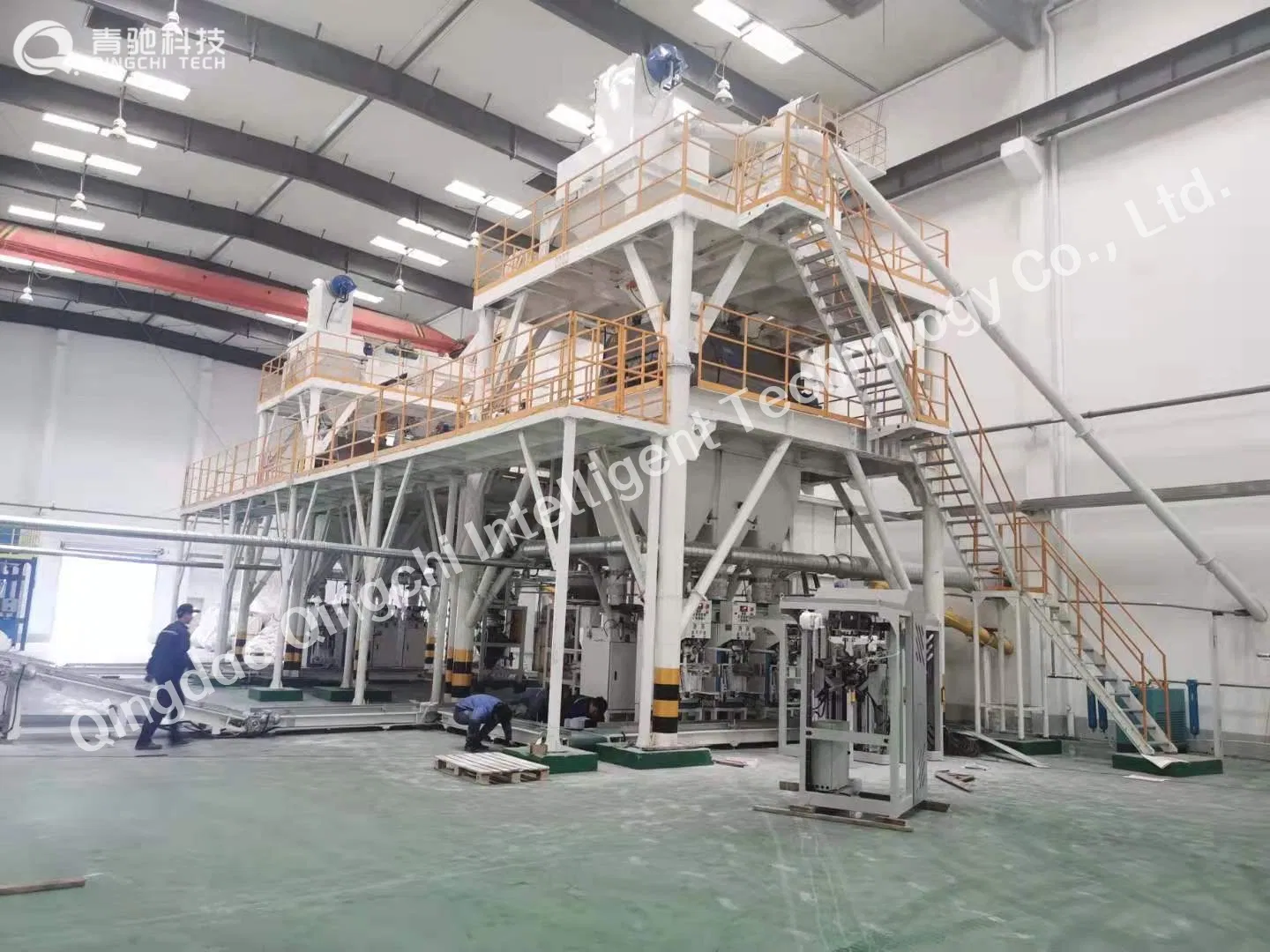 Planta de Mistura a Seco de Concreto Industrial, Equipamento de Mistura de Pó Seco para Construção