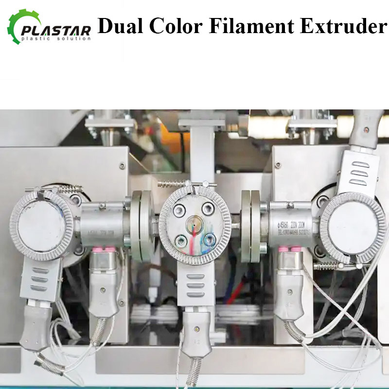 1.75mm/3.00mm Plástico 3D Filamento de Impressora Extrusora de Coextrusão de Parafuso Único
