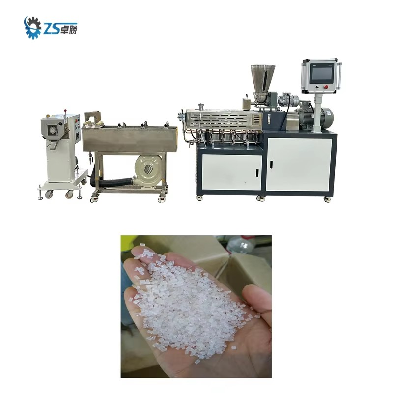 Zs-433 Linha de Granulação por Extrusão de Parafuso Duplo Adequada para Experimentos de Processamento de Mistura de Plástico de Engenharia
