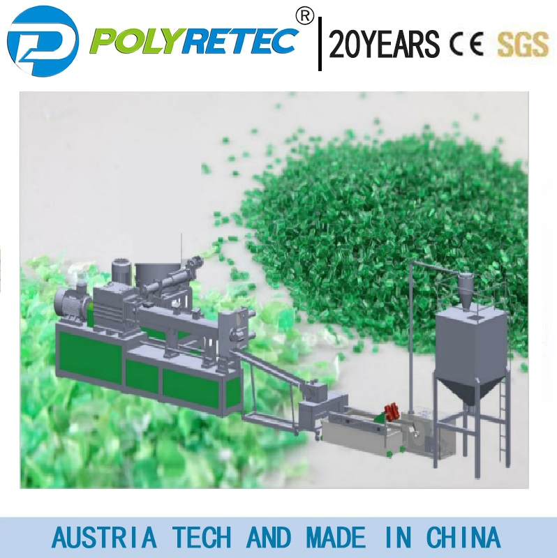 Linha de Pelotização de Masterbatch Colorido para Extrusora de Parafuso Duplo de PET