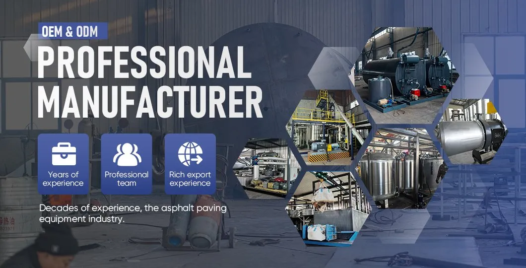 Equipamento Industrial Integrado de Processamento de Aquecimento de Mistura de Asfalto Modificado com Controle de Temperatura Preciso e Durável