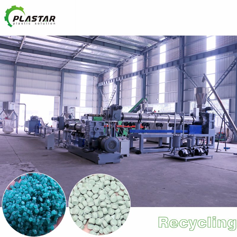 Máquina de Granulação de Pellets de Plástico Reciclado sem Troca de Tela