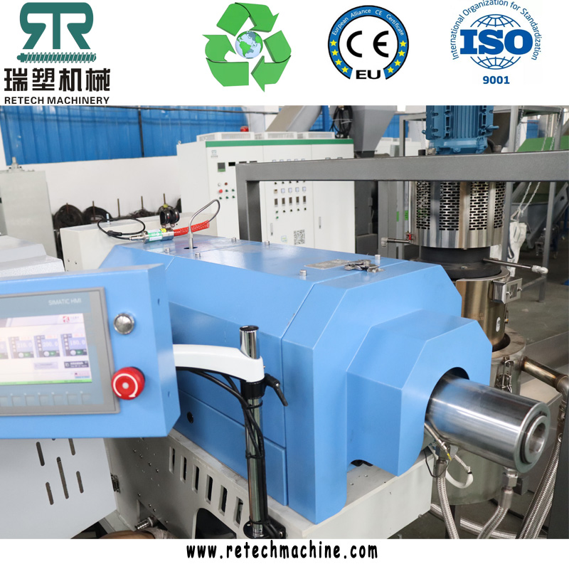 Linha de Granulação de Filme/Saco de Plástico PE/PP/HDPE LDPE LLDPE BOPP/Saco de Tecido/Fibra Não Tecida Planta de Granulação Máquina de Reciclagem Compacta de Pelotização