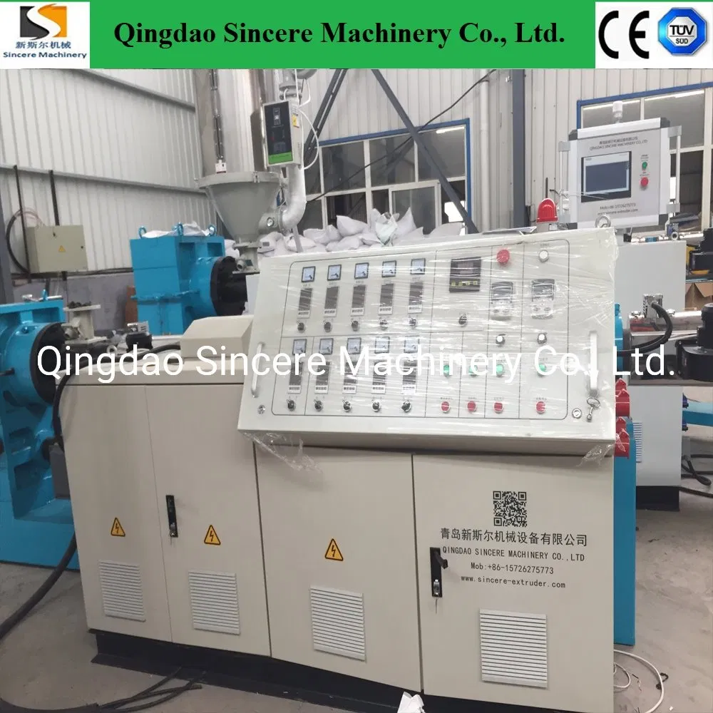 Máquina de reciclagem de resíduos plásticos de tubos, filmes, perfis e chapas de PE/PP/PVC/WPC e linha de granulação de masterbatch de enchimento