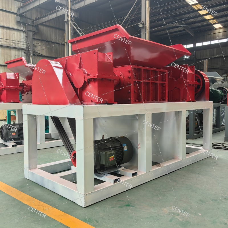 Equipamento de Trituração de Eixo Duplo Durável para Resíduos Plásticos e Paletes de Madeira com Controle PLC Triturador de Madeira