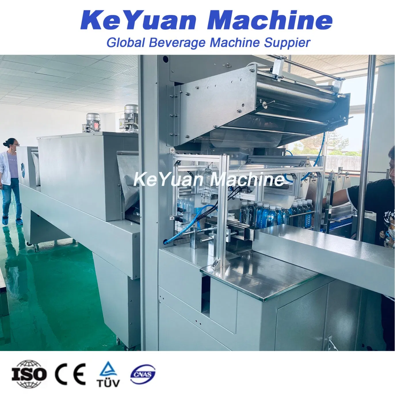 Máquina de Embalagem com Seladora L Tipo Automática Total para Encolhimento de Mangas, Máquina de Embalagem em Fluxo, Filme Plástico PVC/PE, Seladora Térmica Lateral