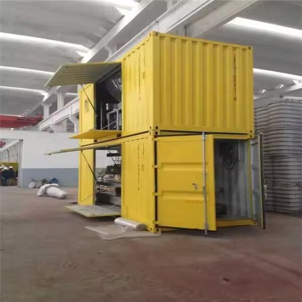 Unidade Móvel de Embalagem de Fertilizante e Cimento à Beira do Porto, Unidade Móvel de Pesagem Containerizada