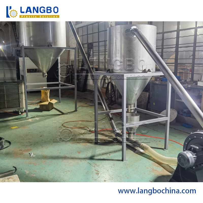 Linha de Produção de Prilling de Corte a Quente de PVC Máquina de Granulação Plástica Linha de Pelotização Plástica