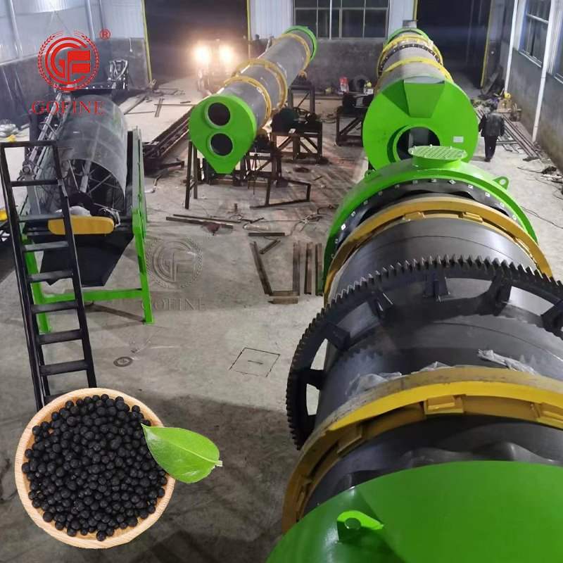 2-8t/H Linha de Produção de Processamento de Pellets de Fertilizante Orgânico