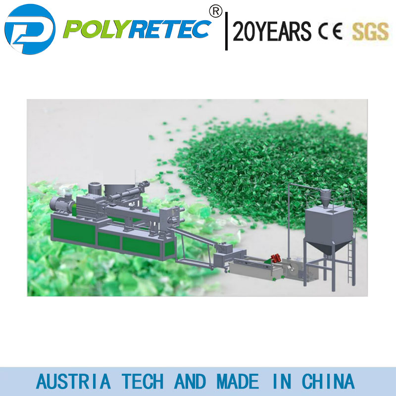 Compounding Peletização Pellets Extrusão Paralela Dupla Rosca Granulação Flocos Granulando Reciclagem de Garrafa Pet