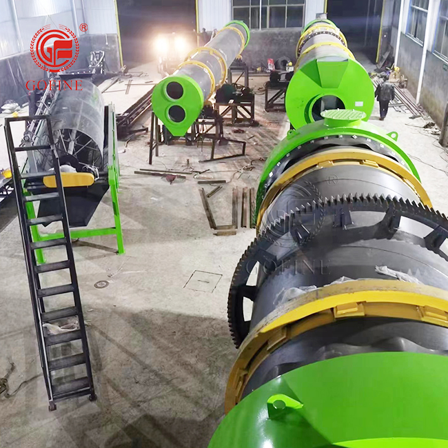 2-8t/H Linha de Produção de Processamento de Pellets de Fertilizante Orgânico