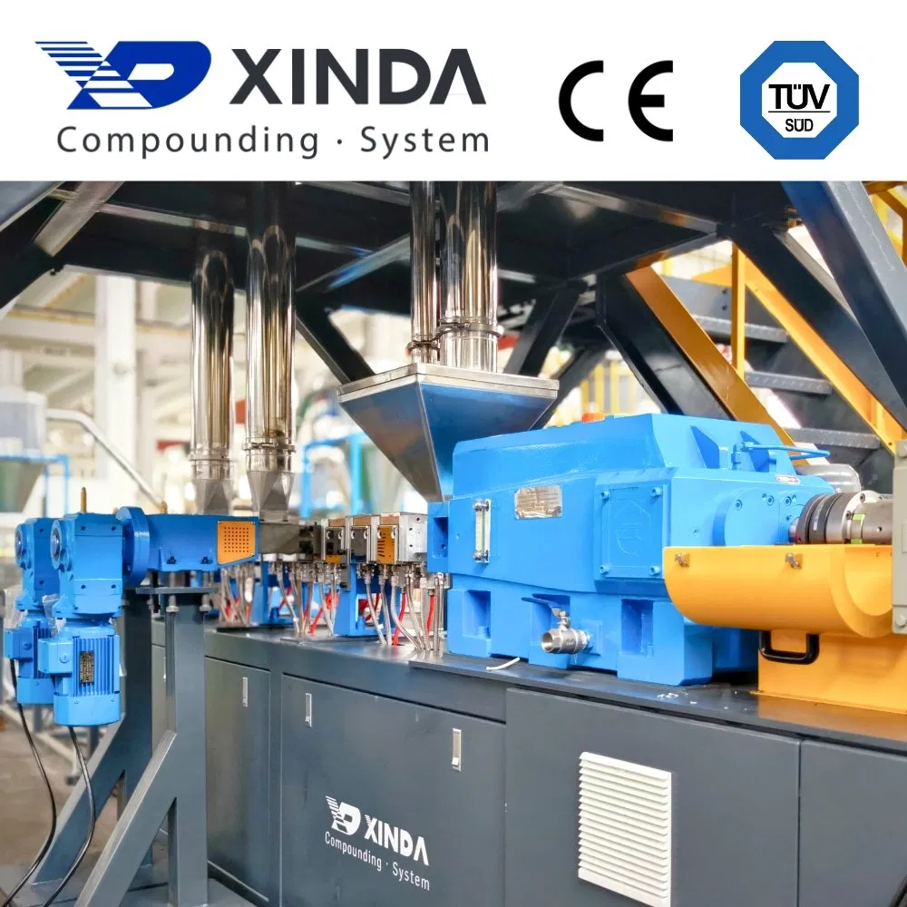 Linha de Produção de Extrusão Plástica Avançada para Granulação de Masterbatch e Processamento Contínuo
