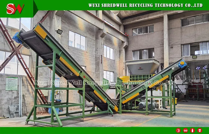 Equipamento de Trituração para Reciclagem de Resíduos Sólidos