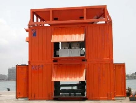 Unidade Móvel de Embalagem de Fertilizante e Cimento à Beira do Porto, Unidade Móvel de Pesagem Containerizada
