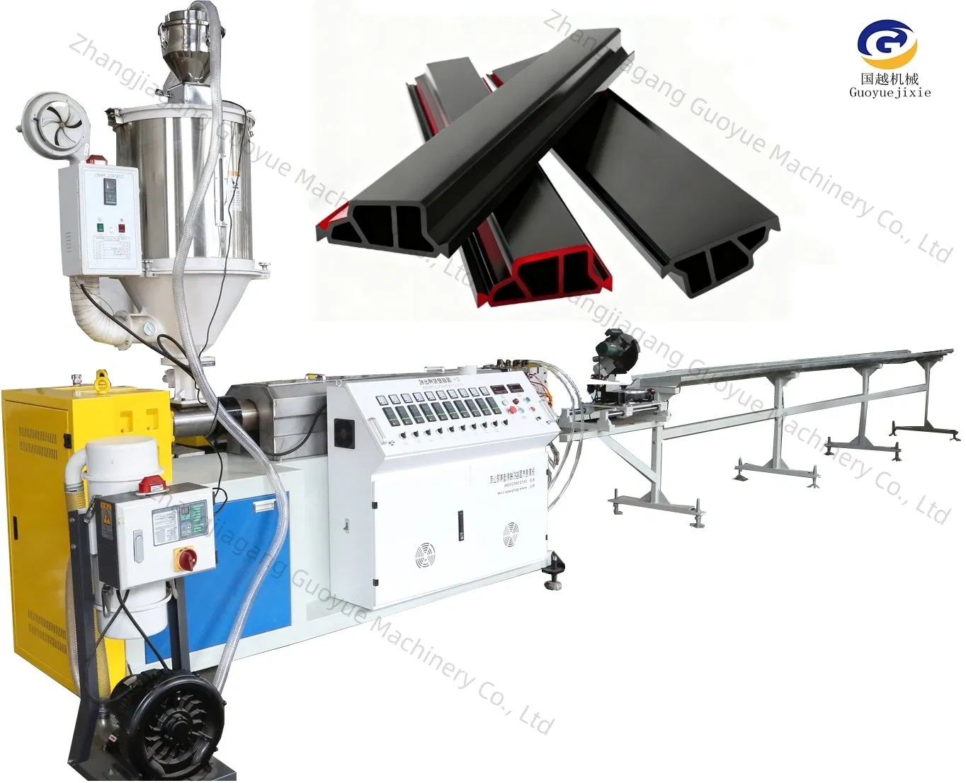 Máquina Extrusora de Barra de Poliamida Plástica com Parafuso Único para Produção de Perfil de Isolamento Térmico