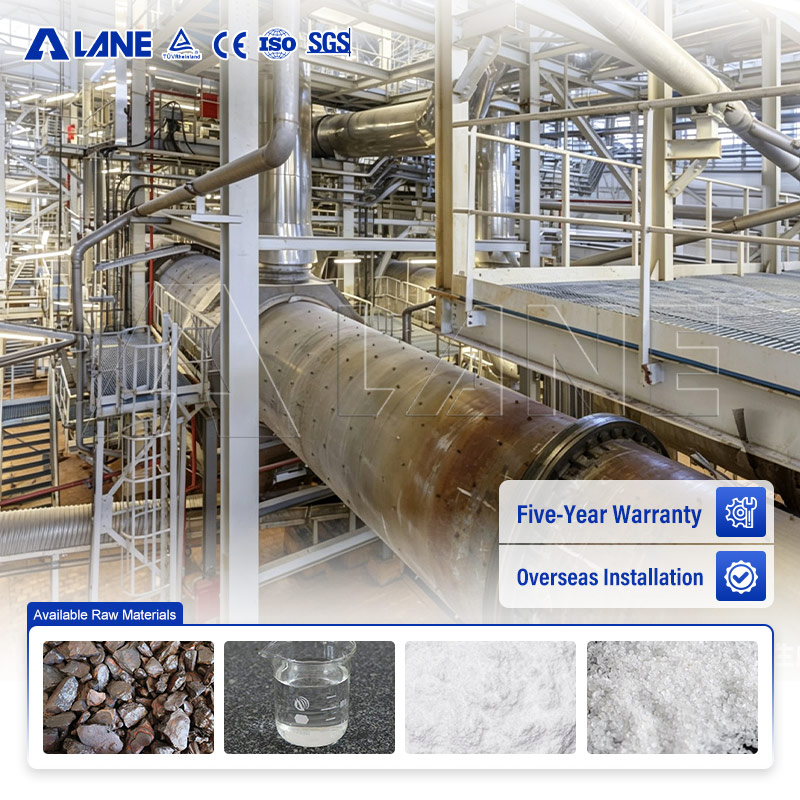 Projeto Turnkey de Fertilizante de Sulfato de Manganês Lane Linha Completa de Processamento de Cristalização Granulação Secagem Embalagem