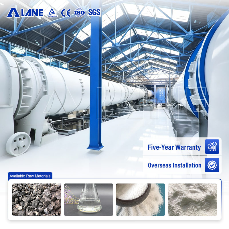 Projeto Turnkey de Fertilizante de Sulfato de Manganês Lane Linha Completa de Processamento de Cristalização Granulação Secagem Embalagem